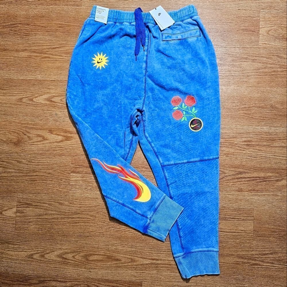 Nike Air Sportswear Varsity 'Have A Nike Day' Logos Joggers Pants XL DZ3054-480